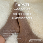 Silk Wool™ Strømper | Uld- & Silkeblanding