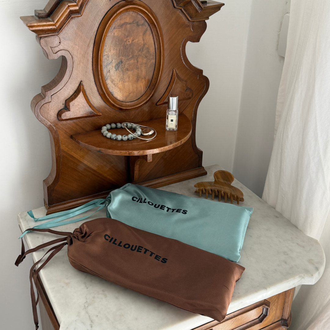 Cozy Silke Sovemaske | Chocolate