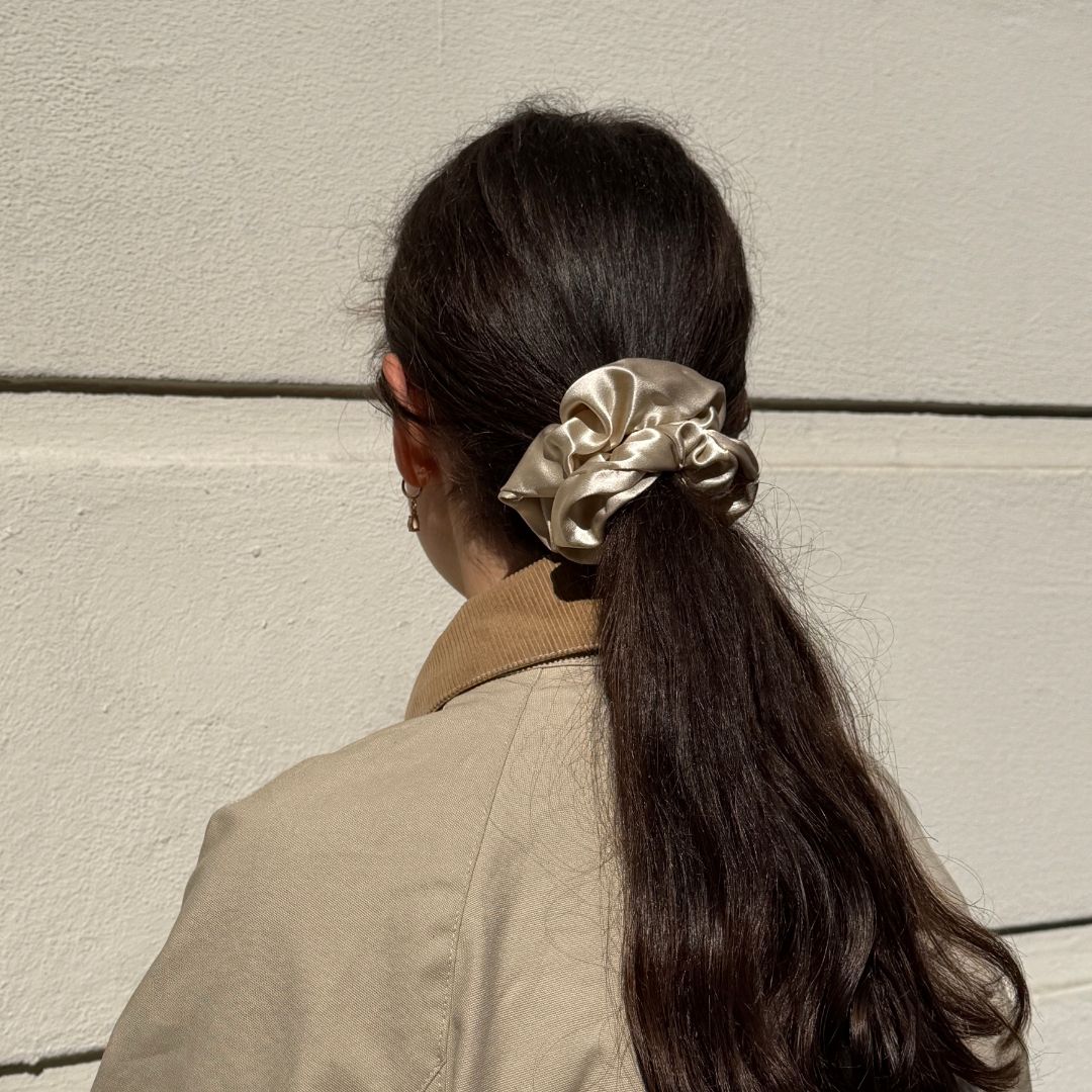 Silke Scrunchie Big | Beige