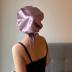 Luksus Silke Bonnet | Rosa