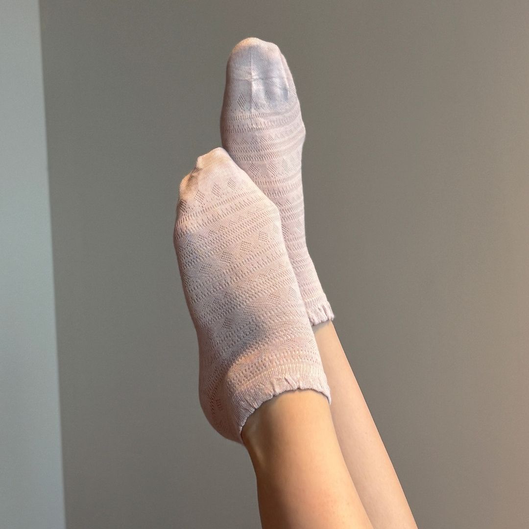 Mønstrede Silkestrømper | 5-Pak | Multifarvet