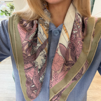 SilkWool Scarf – 70% Uld / 30% Mulberry Silke | Botanical Terrace