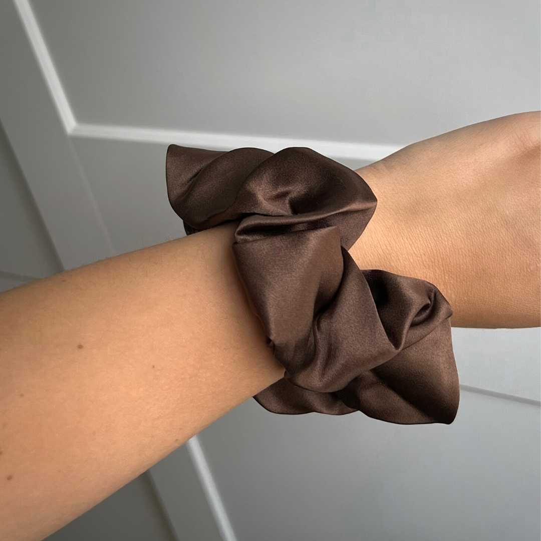 Silke Scrunchie XL | Chocolate