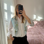 Silketørklæde | Light Blue Spring | 90 CM
