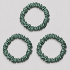 Silke Scrunchies Mini | 3-pak | Ocean Green