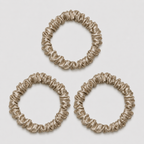 Silke Scrunchies Mini | 3-pak | Beige