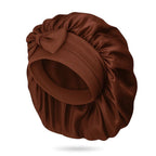 Luksus Silke Bonnet | Chocolate