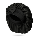 Luksus Silke Bonnet | Sort