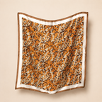 Silketørklæde | Orange Pattern | 68 CM