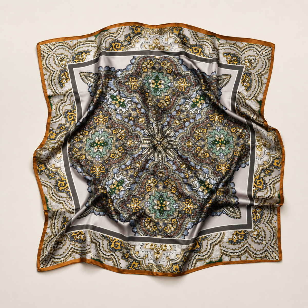 Silketørklæde | Tiara | 90 CM