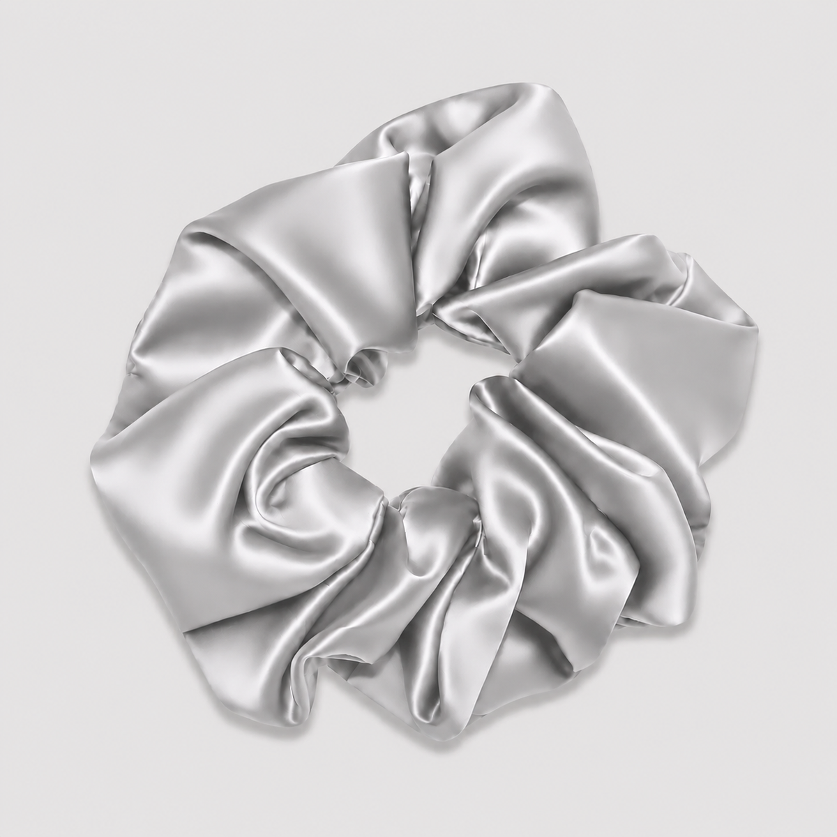 Silke Scrunchie Big | Silver
